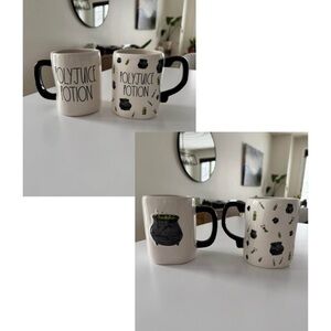 Rae Dunn Polyjuice Potion Mug Set - Black and White